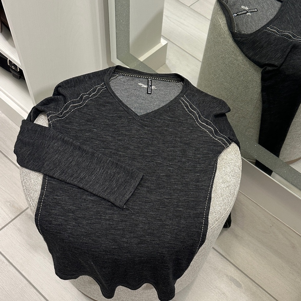 Women’s Black V-Neck Sweater